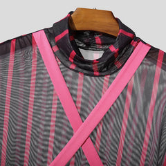 details of Lockdown Harness Mesh Top - pridevoyageshop.com - gay men’s harness, lingerie and fetish wear