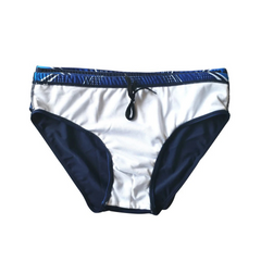 details of Men's Deep Blue Speed Navy Swim Briefs - pridevoyageshop.com - gay men’s sexy swim briefs, trunks, board shorts, and bikinis