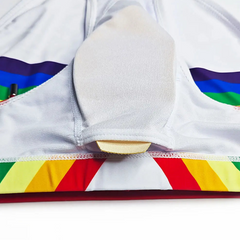 details of Men’s Pride Passion Swim Brief with Pad - pridevoyageshop.com - gay men’s sexy swim briefs, trunks, board shorts, and bikinis