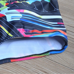 details of Men’s Pride Voltage Low Rise Swim Trunks no pad – pridevoyageshop.com – gay men’s sexy swim briefs, trunks, board shorts, and bikinis