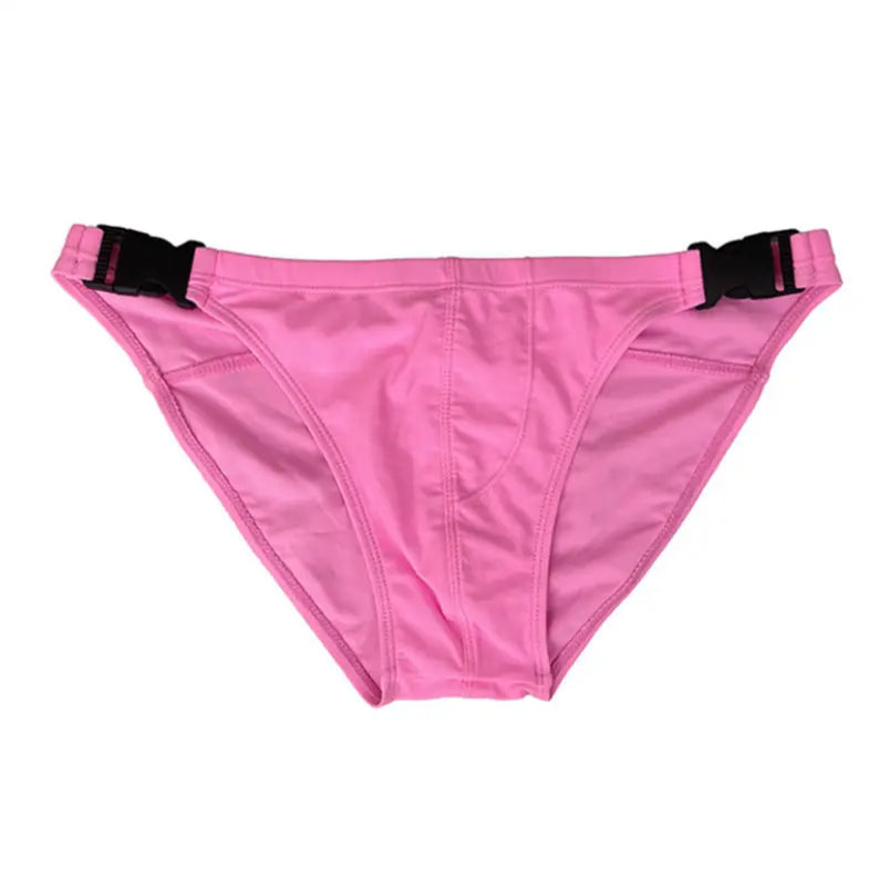 details of Men’s Unclip Me Double Buckle Swim Briefs - pridevoyageshop.com - gay men’s sexy swim briefs, trunks, board shorts, and bikinis