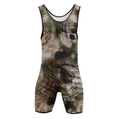 details of Monochrome Bite Men’s Toxic Trait Print Singlet – pridevoyageshop.com – gay men’s harness, lingerie and fetish wear
