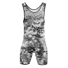 details of Predator Mode Men’s Toxic Trait Print Singlet – pridevoyageshop.com – gay men’s harness, lingerie and fetish wear