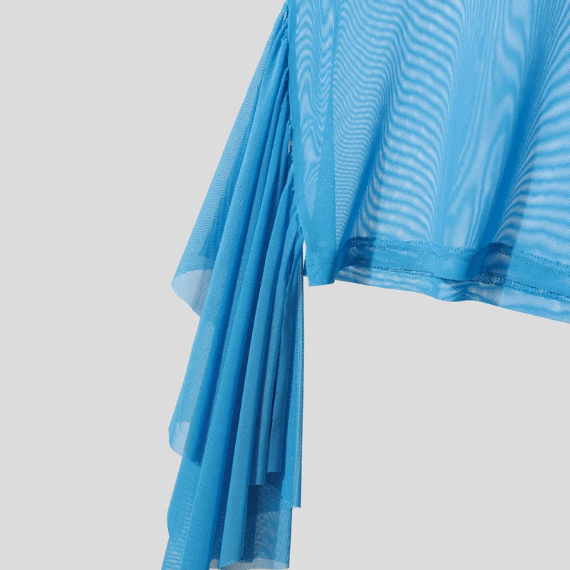 details of Size Chart of Runway Wing Sheer Tank - pridevoyageshop.com - gay men's fashion, clubwear, party outfit