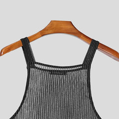 details of Sparkle Brat Mesh Tank - pridevoyageshop.com - gay men's fashion, clubwear, party outfit