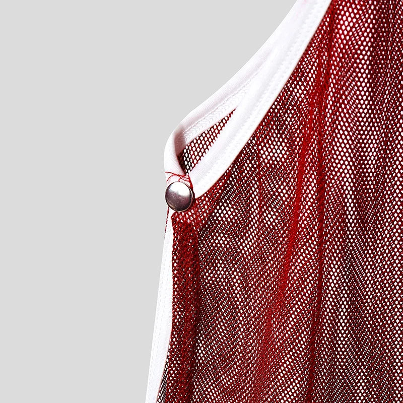 details of The Proposition Mesh Tank - pridevoyageshop.com - gay men's fashion, clubwear, party outfit