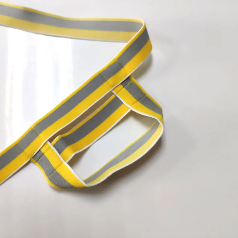 details of Yellow Men’s Big Dick Energy Cock Ring Bandage Bare Thong - pridevoyageshop.com - gay men’s thongs, boxers, briefs and jockstraps