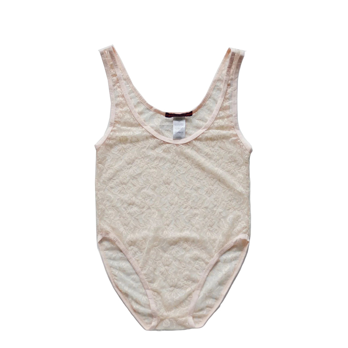 details of beige Thorn Lace Tank Bodysuit – pridevoyageshop.com – gay men’s harness, lingerie and fetish wear