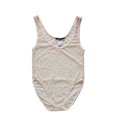 details of beige Thorn Lace Tank Bodysuit – pridevoyageshop.com – gay men’s harness, lingerie and fetish wear