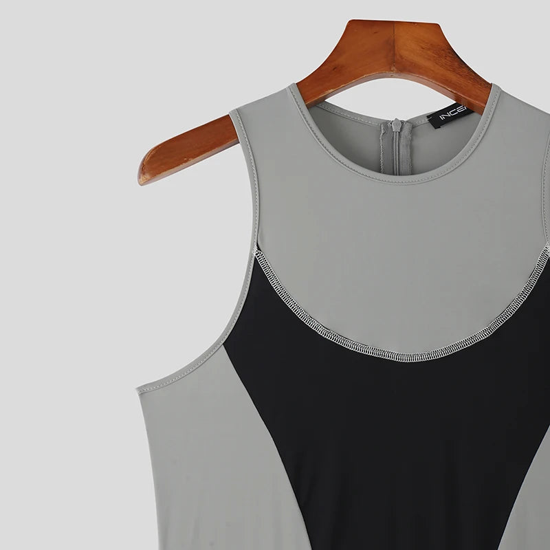 details of black Men’s Apex Contour Bodysuit – pridevoyageshop.com – gay men’s harness, lingerie and fetish wear