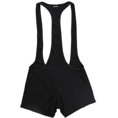 details of black Men’s Bare Minimum Singlet – pridevoyageshop.com – gay men’s harness, lingerie and fetish wear