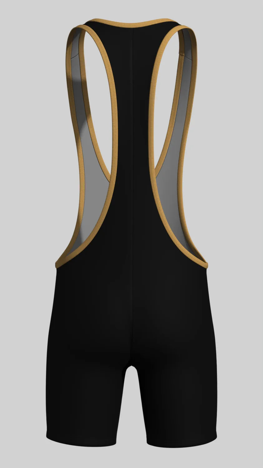 details of black Men’s Championship Chest-Band Singlet – pridevoyageshop.com – gay men’s harness, lingerie and fetish wear