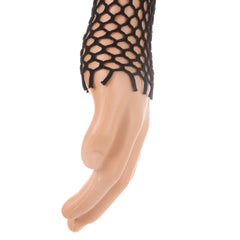 details of black Men’s Ensnare Fishnet Thong Bodysuit – pridevoyageshop.com – gay men’s harness, lingerie and fetish wear