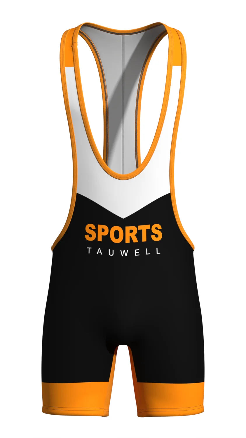 details of black Men’s On-Point Chevron Singlet – pridevoyageshop.com – gay men’s harness, lingerie and fetish wear