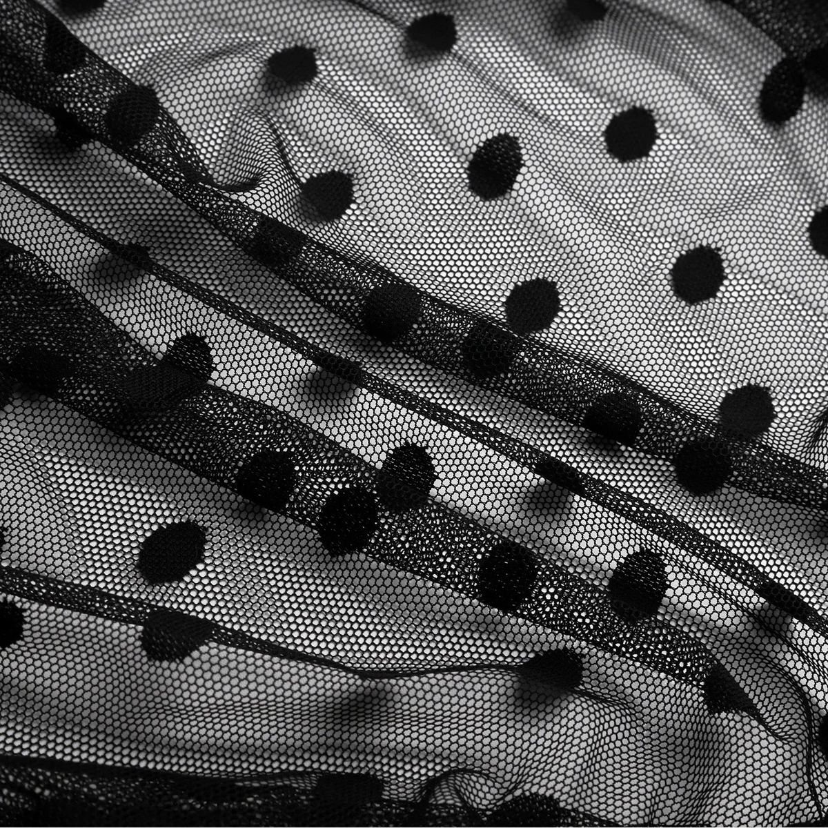 details of black Men’s Private Show Sheer Robe Set – pridevoyageshop.com – gay men’s sexy swim briefs, trunks, board shorts, and bikinis