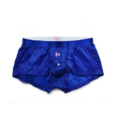 details of blue DM Men’s Airdrop Low-Rise Sheer Boxers – pridevoyageshop.com – gay men’s sexy swim briefs, trunks, board shorts, and bikinis