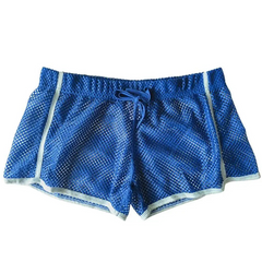a sexy man in blue Men’s Beacon Cruise Mesh Shorts – pridevoyageshop.com – gay men’s sexy swim briefs, trunks, board shorts, and bikinis