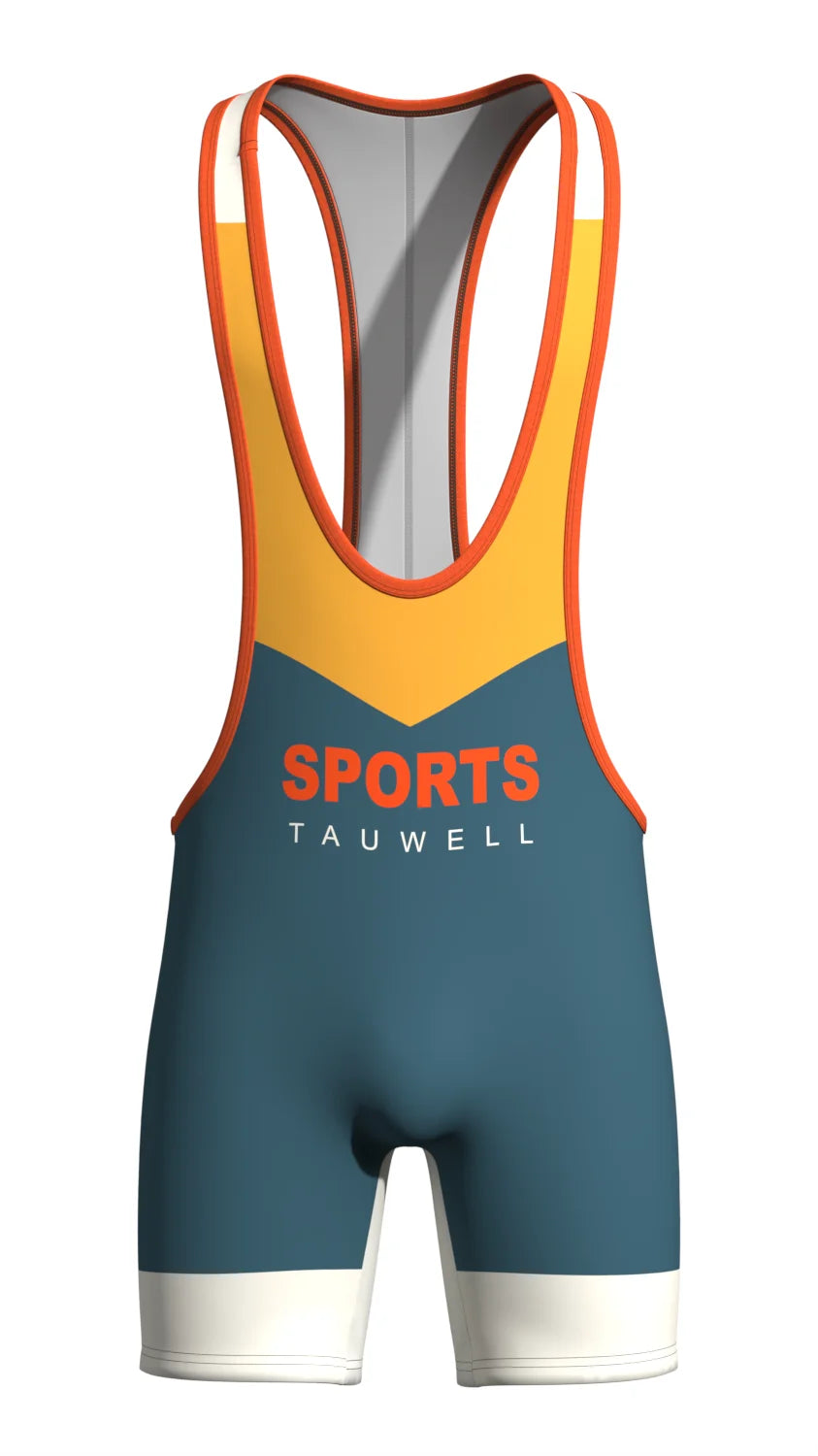 details of bluish green Men’s On-Point Chevron Singlet – pridevoyageshop.com – gay men’s harness, lingerie and fetish wear