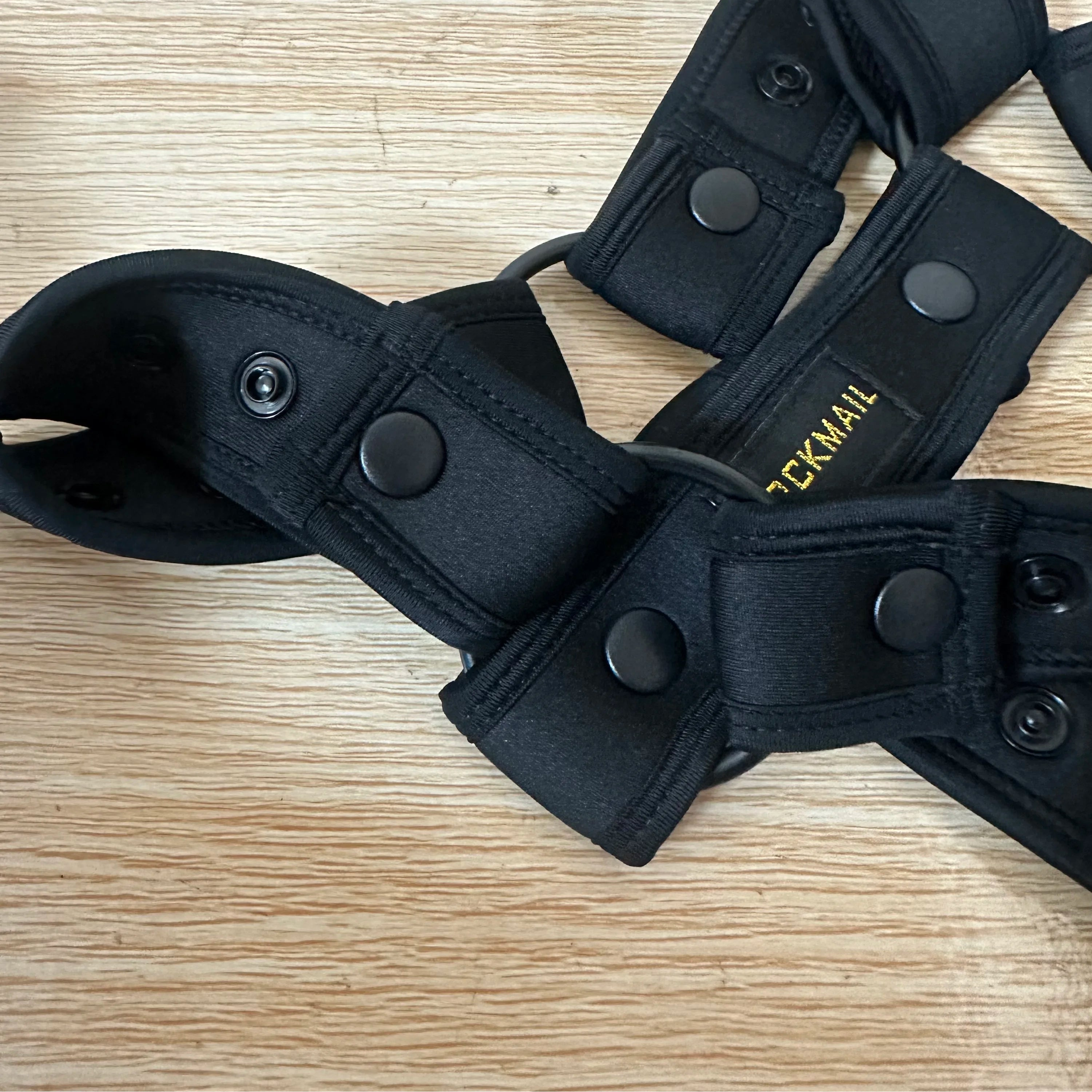 details of brainbow Men’s Riot Rainbow Pride Harness – pridevoyageshop.com – gay men’s sexy swim briefs, trunks, board shorts, and bikinis