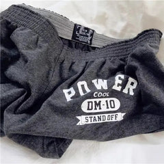details of dark gray Men’s Hunt Mode Low-Rise Gym Shorts – pridevoyageshop.com – gay men’s sexy swim briefs, trunks, board shorts, and bikinis