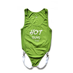 details of green The Label Jock-Back Bodysuit – pridevoyageshop.com – gay men’s harness, lingerie and fetish wear