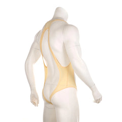 details of nude The Rigging Sling Singlet – pridevoyageshop.com – gay men’s harness, lingerie and fetish wear