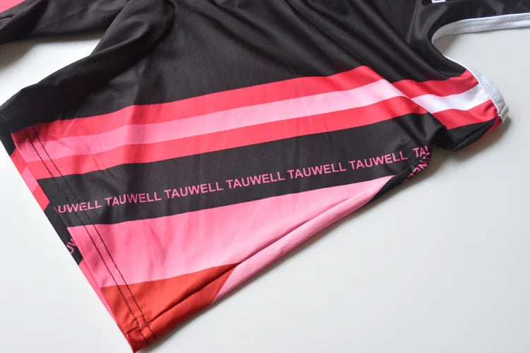 details of pink Men’s Trophy Boy Racing Stripe Singlet – pridevoyageshop.com – gay men’s harness, lingerie and fetish wear