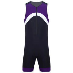details of purple Men’s Undertow Wave-Zip Bodysuit – pridevoyageshop.com – gay men’s harness, lingerie and fetish wear