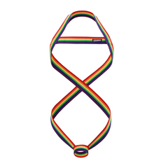 details of rainbow The Celebration Rainbow Pride Harness – pridevoyageshop.com – gay men’s harness, lingerie and fetish wear
