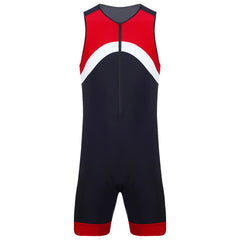 details of red Men’s Undertow Wave-Zip Bodysuit – pridevoyageshop.com – gay men’s harness, lingerie and fetish wear