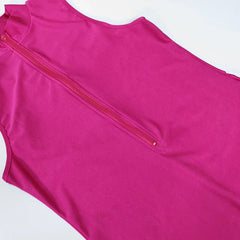 details of rose red Aerobicide Zip-Access Bodysuit – pridevoyageshop.com – gay men’s harness, lingerie and fetish wear