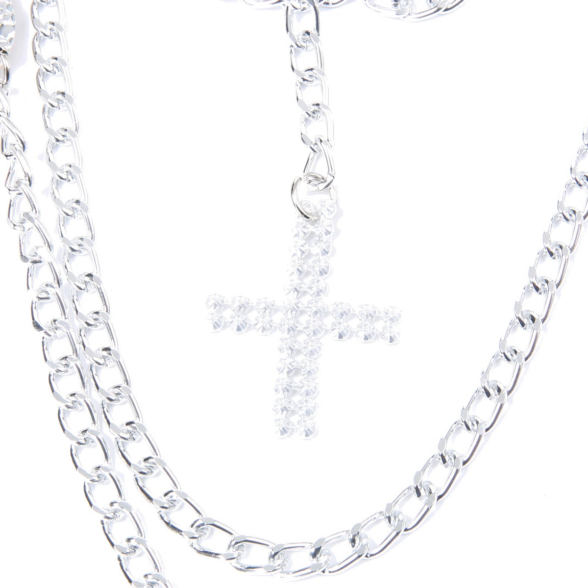 details of silvery Men’s Discotheque Armor Chain Harness – pridevoyageshop.com – gay men’s harness, lingerie and fetish wear