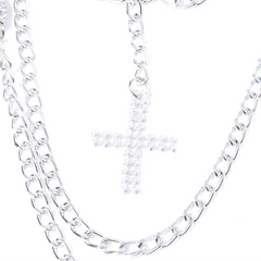 details of silvery Men’s Discotheque Armor Chain Harness – pridevoyageshop.com – gay men’s harness, lingerie and fetish wear