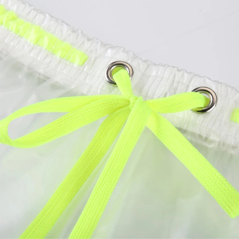 details of transparent Men’s Beach Shock Transparent Sheer Swim Trunks – pridevoyageshop.com – gay men’s sexy swim briefs, trunks, board shorts, and bikinis