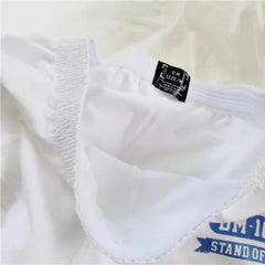 details of white Men’s Hunt Mode Low-Rise Gym Shorts – pridevoyageshop.com – gay men’s sexy swim briefs, trunks, board shorts, and bikinis