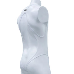 details of white The Rigging Sling Singlet – pridevoyageshop.com – gay men’s harness, lingerie and fetish wear