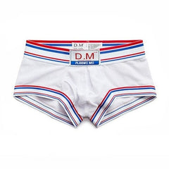 white DM Men's Mesh Boxer Briefs - pridevoyageshop.com - gay men’s underwear and swimwear