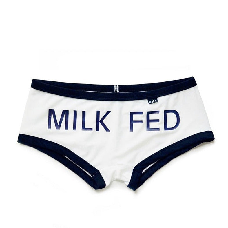 white DM Men's Milk Fed Boxer Briefs - pridevoyageshop.com - gay men’s underwear and swimwear