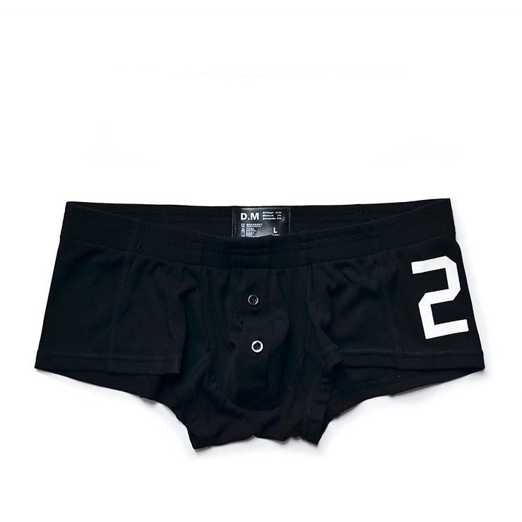 black DM Corduroy Boxer Briefs - pridevoyageshop.com - gay men’s underwear and swimwear