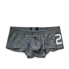 gray DM Corduroy Boxer Briefs - pridevoyageshop.com - gay men’s underwear and swimwear