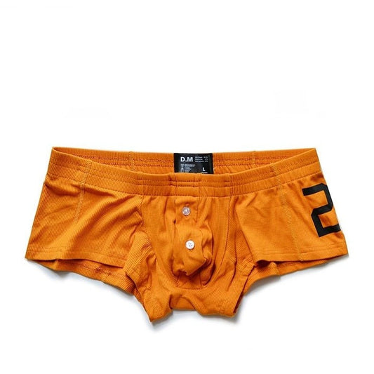 orange DM Corduroy Boxer Briefs - pridevoyageshop.com - gay men’s underwear and swimwear