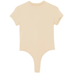 flat lay of Beige Afters Bodysuit - pridevoyageshop.com - gay men's lingerie, bodywear, fetish wear
