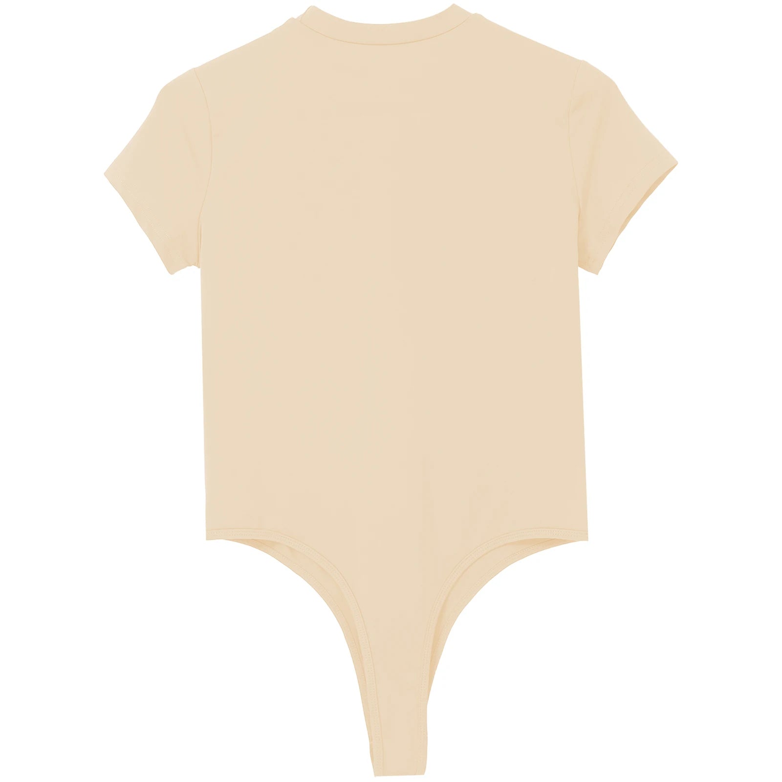 flat lay of Beige Afters Bodysuit - pridevoyageshop.com - gay men's lingerie, bodywear, fetish wear
