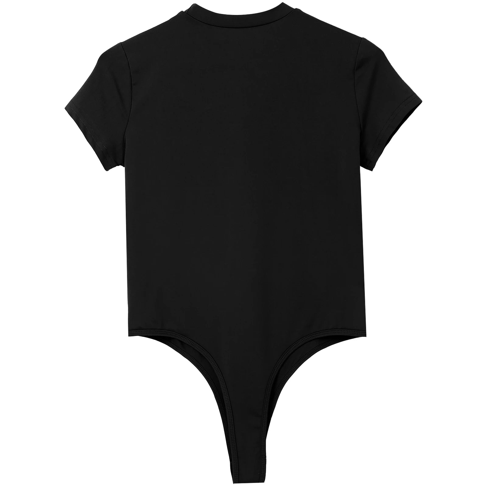 flat lay of Black Afters Bodysuit - pridevoyageshop.com - gay men's lingerie, bodywear, fetish wear

