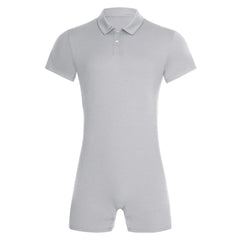 flat lay of Gray Handler Singlet - pridevoyageshop.com - gay men's lingerie, bodywear, fetish wear
