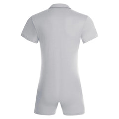flat lay of Gray Handler Singlet - pridevoyageshop.com - gay men's lingerie, bodywear, fetish wear

