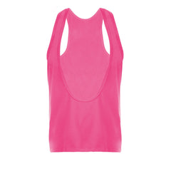 flat lay of Roes red Discipline Plunge Tank - pridevoyageshop.com - gay men's fashion, clubwear, party outfit
