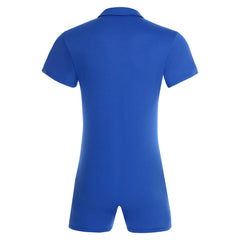 flat lay of Royal Blue Handler Singlet - pridevoyageshop.com - gay men's lingerie, bodywear, fetish wear
