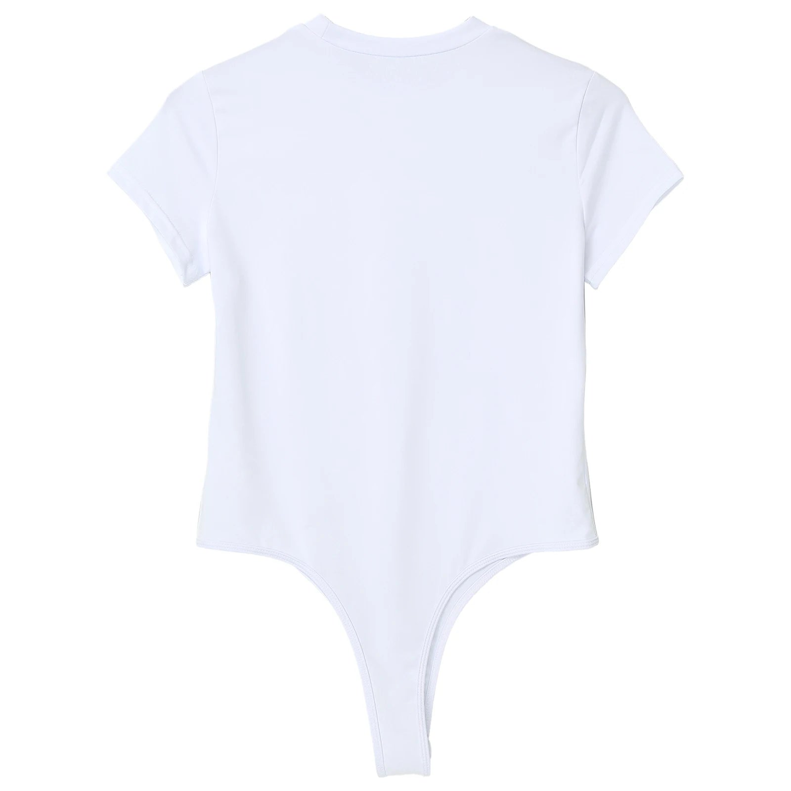 flat lay of White Afters Bodysuit - pridevoyageshop.com - gay men's lingerie, bodywear, fetish wear
