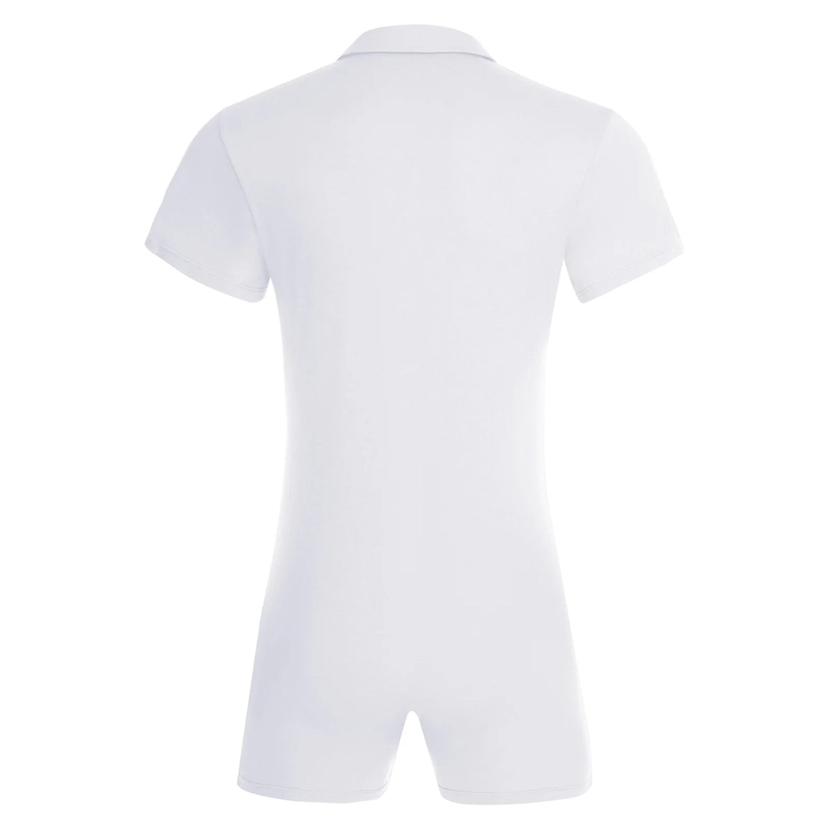 flat lay of White Handler Singlet - pridevoyageshop.com - gay men's lingerie, bodywear, fetish wear
